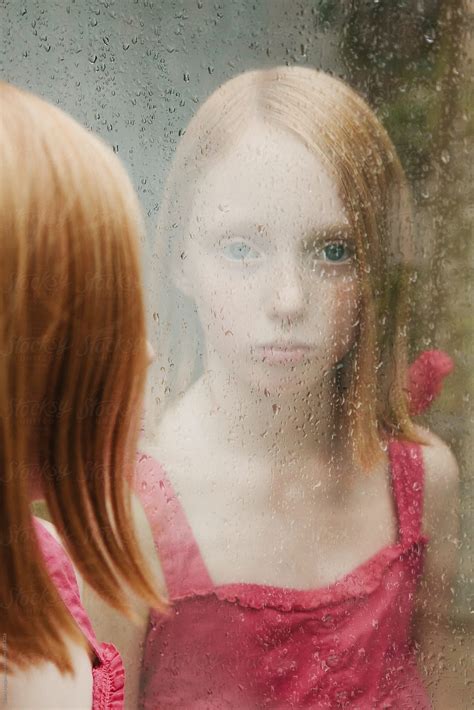 Ellie In The Rain By Stocksy Contributor Sidney Scheinberg Stocksy