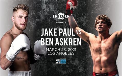 American olympic wrestler and mixed martial arts fighter. Report: Jake Paul vs Ben Askren set for boxing bout in ...
