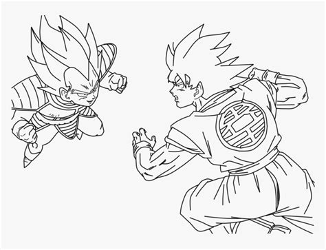 Dragon ball, goku and vegeta. √ Imprimir imagem! Dragon Ball Super Para Pintar Goku ...