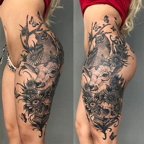 Sexiest Thigh Tattoo Designs For Girls Saved Tattoo Kulturaupice