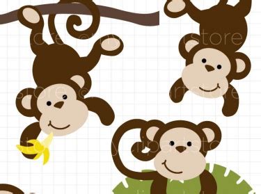 Cute Monkey Clip Art Preview Cute Monkeys Digi Hdclipartall The Best