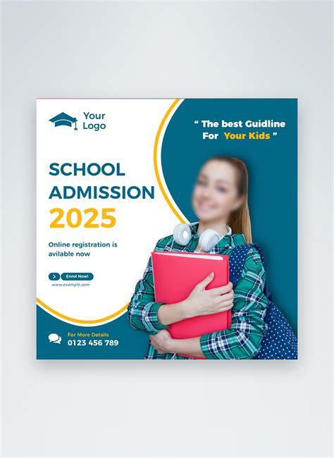 Latest Online School Admission Social Media Post Template Imagepicture