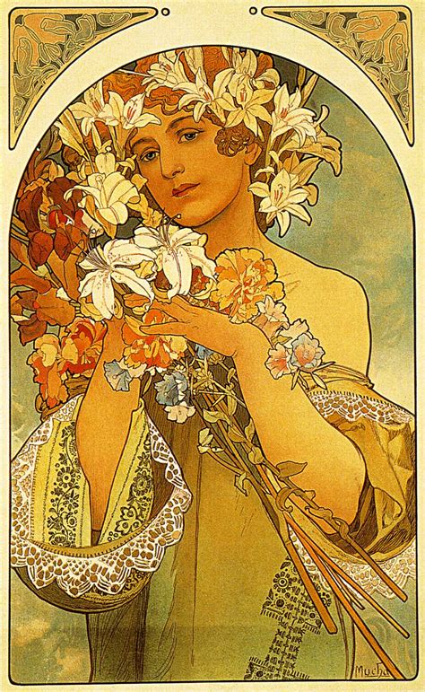 Flower 1897 Alphonse Mucha