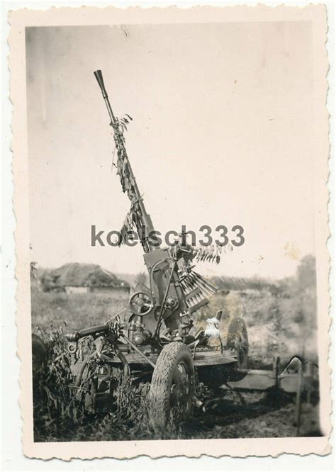 Foto Russisches Cm Flak Artillerie Gesch Tz An Der Ostfront