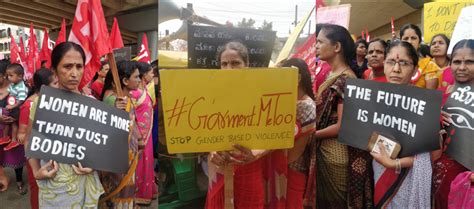 Protesting Exploitation Women Workers From Garment Industry Paint