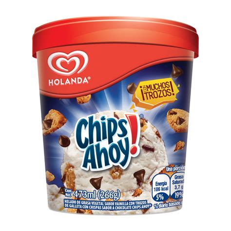 Los cornetto son los helados holanda (frigo) de. Helado Holanda Chips Ahoy Micha 473ML | Helados Holanda ...