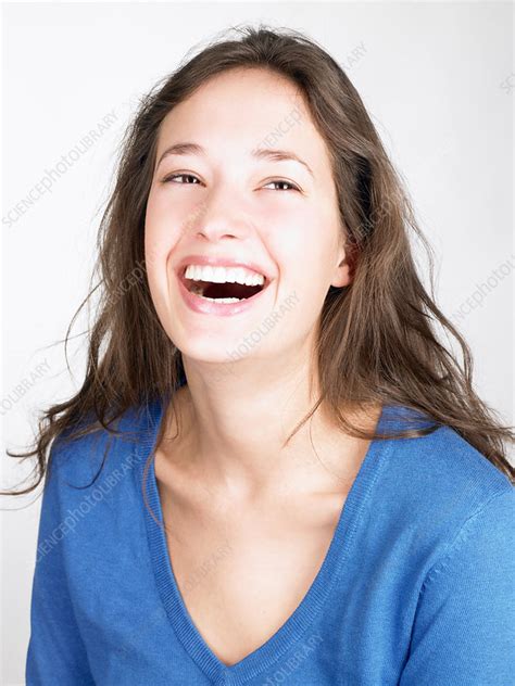 Woman Smiling Stock Image F Science Photo Library