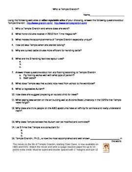 Later on, the movie flashes back to when temple was just being admitted to hampshire country school. Temple grandin movie worksheet pdf > heavenlybells.org