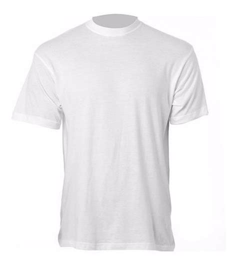 10 Camisa Lisa Branca 100 Poliester Para Sublimação Gola O R 8590