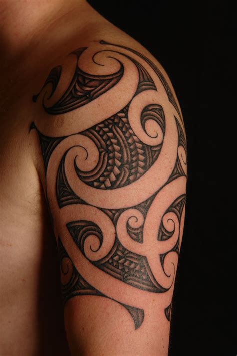 Koru Tattoo Maori Shoulder Tattoo