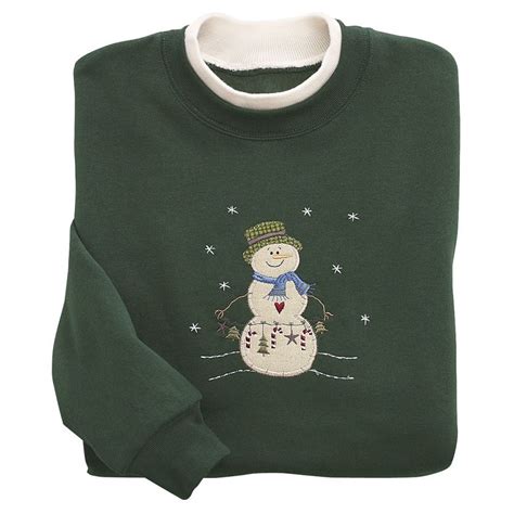 Country Snowman Sweatshirt Christmas Sweaters For Women Sweatshirts