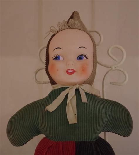 Celluloid Face Doll Vintage Mask Face Doll Corduroy Doll Etsy Vintage Doll Fabric Dolls