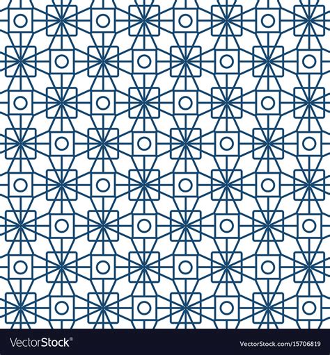 Seamless Pattern Abstract Patchwork With Geometric