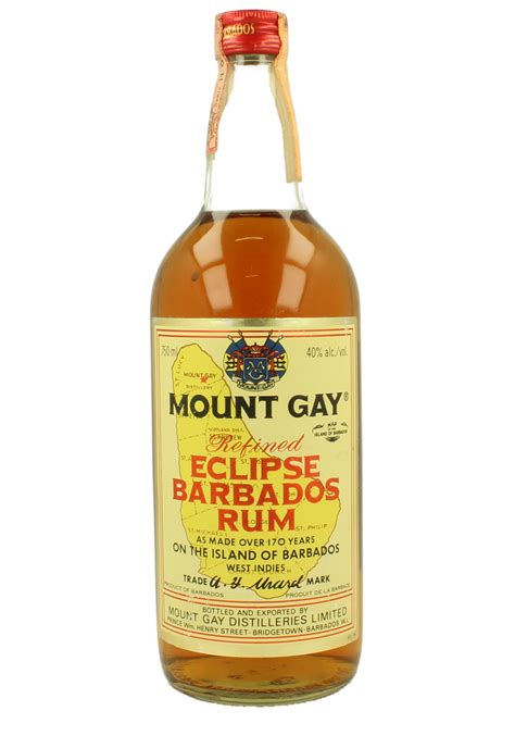 MOUNT GAY 75cl 40 Mount Gay Rum Products Whisky Antique Whisky