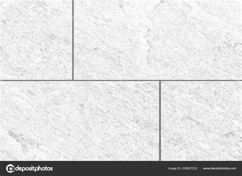 White Stone Tile Floor Pattern Seamless Background Stock Photo By