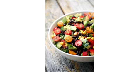Summer Veggie Black Bean Salad Healthy Dinner Salads Popsugar