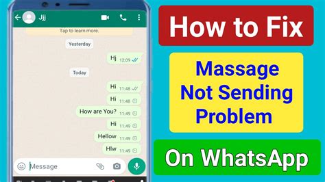 How To Fix Whatsapp Massage Not Sending Problem 2023।whatsapp Message