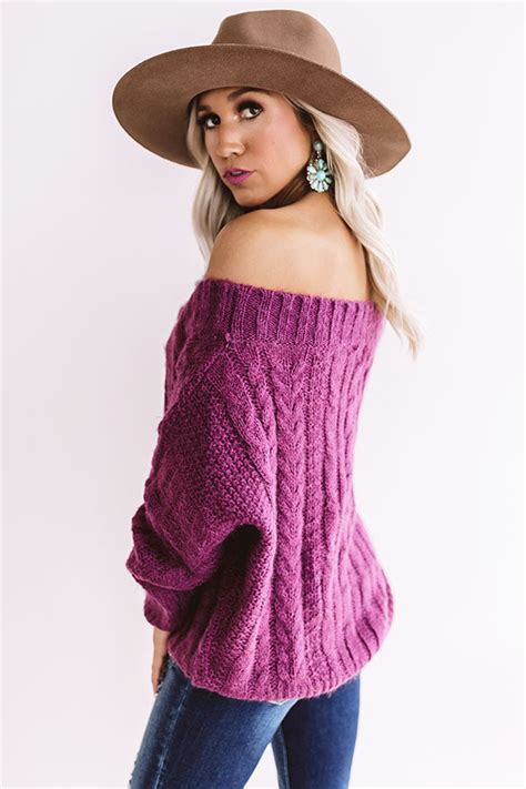 Cuddle Weather Ultra Soft Sweater In Orchid • Impressions Online Boutique