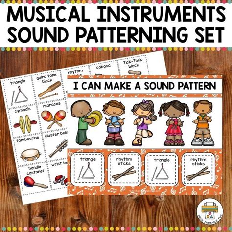 Music Instruments Sound Patterning Elementary Music Lessons Music