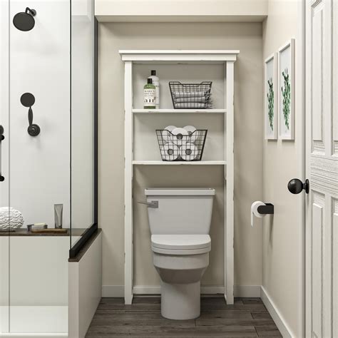 Systembuild Wheaton Over The Toilet Storage Cabinet White