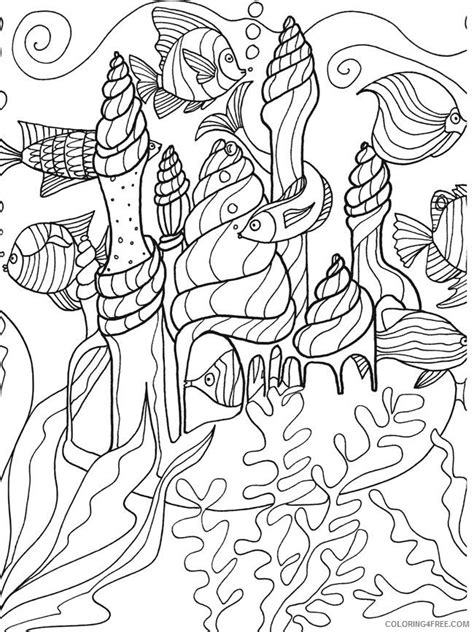Under The Sea Coloring Pages Free Printable Ocean Life Coloring Pages