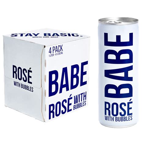 Babe Rose Bubbles 4pk 250 Ml Can Delivered In Minutes