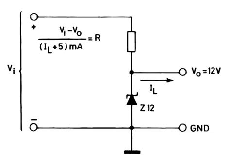 Power Supply Design Notes Zener Diode Voltage Regulator Power