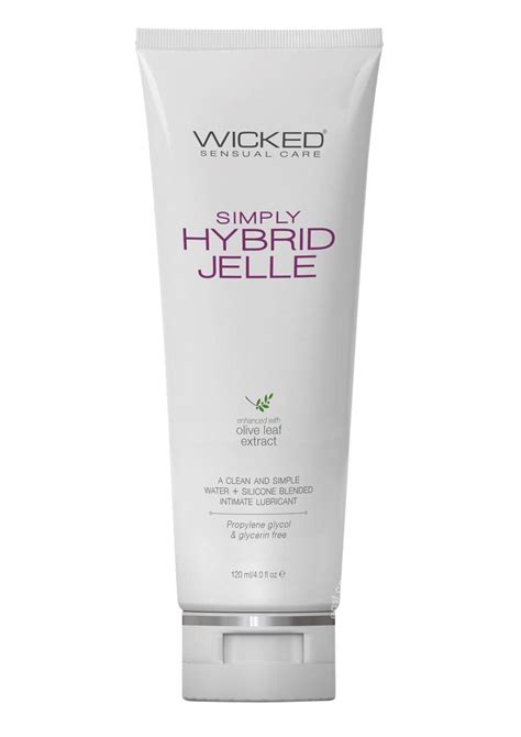 Wicked Sensual Care Simply Hybrid Jelle Lubricant With Olive Leaf