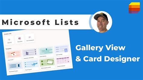 Microsoft Lists Gallery View And Card Designer Youtube