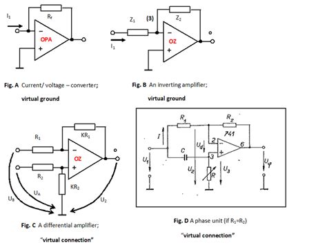 Virtual Ground Differential Amplifier Op