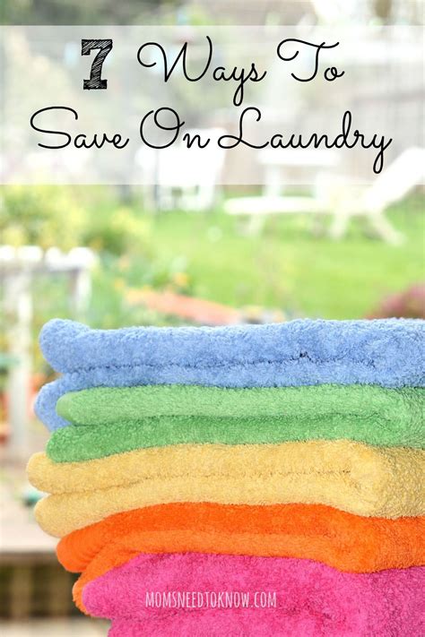 People Are Often Looking For Ways To Save Money On Laundry Here Are 7