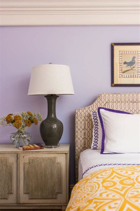 20 Bedrooms To Inspire You To Go Lavender Bedroom Wall Colors Lilac