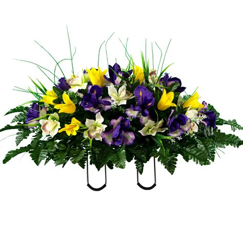 Artificial Cemetery Flowers Uk Crazyboutdeco Cemetery Artificial Silk