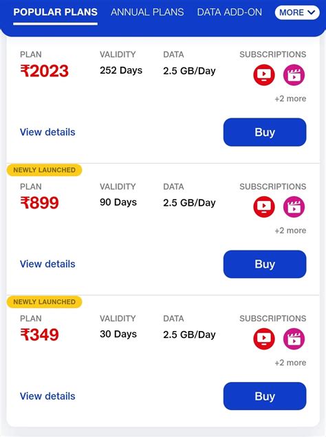 Reliance Jio Introduces Two New Prepaid Plans With GB Daily Data All Details Here Leading