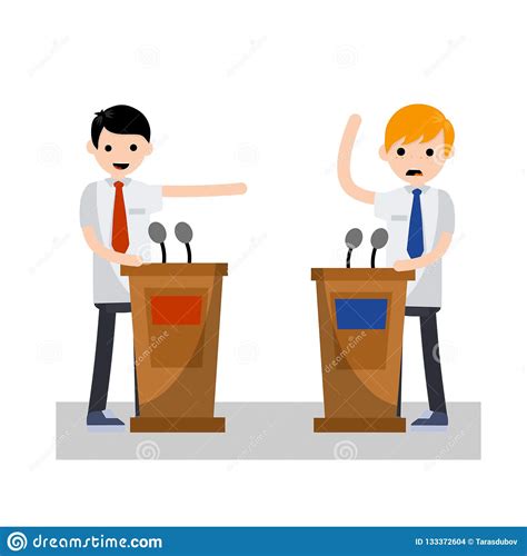 Download this free vector about politics election debates cartoon, and discover more than 12 million professional graphic resources on freepik. Presidential Debate. Cartoon Flat Illustration Stock ...