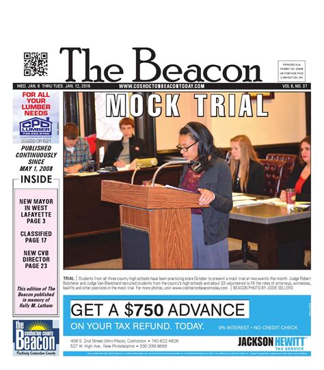 January 6 2016 Coshocton County Beacon By The Coshocton County Beacon