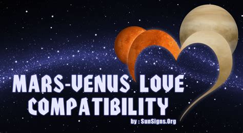 Mars Venus Compatibility Sunsignsorg
