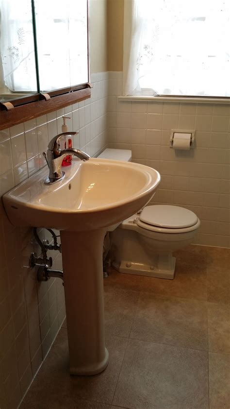 This Recent Bathroom Remodel Took On A Whole New Look A New Pedestal