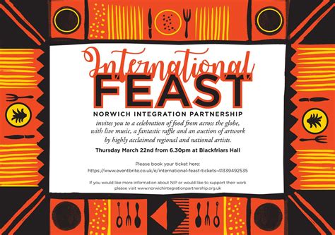 International Feast Civic Charity Fundraiser New Routes