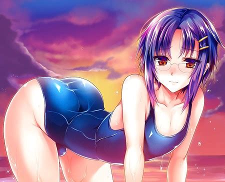 Wet Glossy Swimsuit Trap Hentai Doujin By Po Ju Pics Xhamster