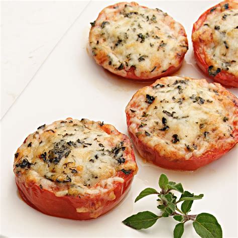 In a small bowl, mix together mayonnaise, parmesan, dijon mustard, and brown. Baked Parmesan Tomatoes Recipe - EatingWell