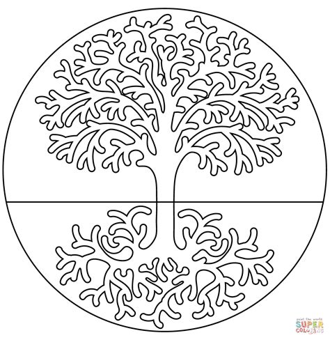 Tree Of Life Coloring Pages