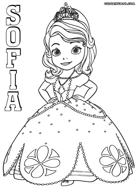 Princess coloring pages collection in excellent quality for kids and adults. Gambar Gambar Sofia Coloring Pages Dessincoloriage ...