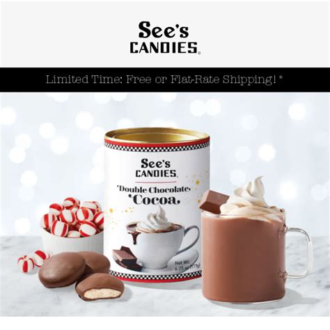 back for the holidays double chocolate cocoa 🤎 see s candies