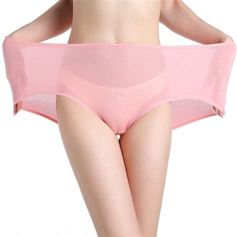 New Arrival Women Panties Thin Cotton Breathable Underwear Brief Plus