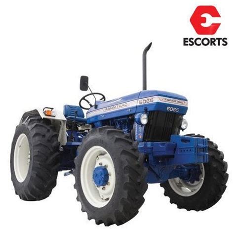 60 65 Hp Escorts Farmtrac Tractor 4x4 Four Wheel Drive 455055 60hp
