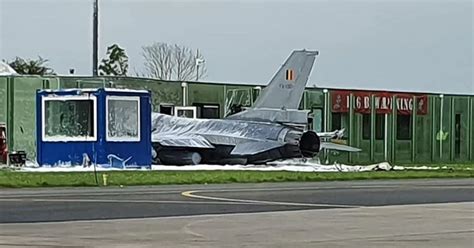 F16 Fighter Jet Crashes Into Building After Pilot Loses Control On