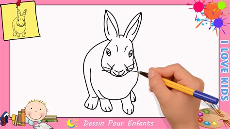 Dessin lapin FACILE etape par etape Comment dessiner un lapin FACILEMENT Çocuk Gelişimi