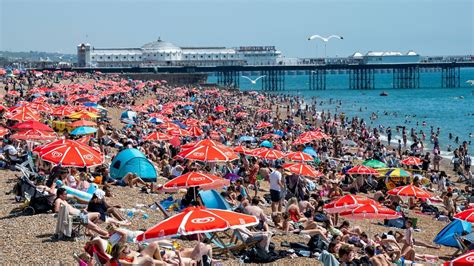 Hottest Day Of The Year Confirmed As Today As Brits Flock To Beaches To Bask In 32c Heat