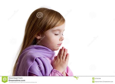 Little Girl Praying Royalty Free Stock Photos Image 23192198